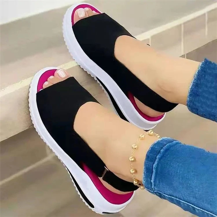 Open Toe Flat Sandals for Women